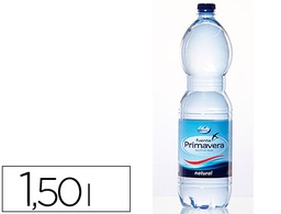 [FP1.5L] AGUA MINERAL NATURAL FUENTE PRIMAVERA BOTELLA DE 1,5 L