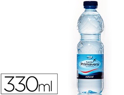 [FP0.33L] AGUA MINERAL NATURAL FUENTE PRIMAVERA BOTELLA DE 330 ML