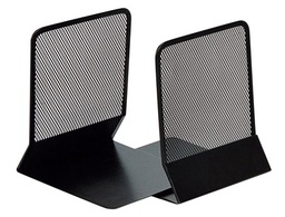 [KF15098] APOYALIBROS METALICO Q-CONNECT KF15098 REJILLA NEGRO JUEGO 165X152X135 MM