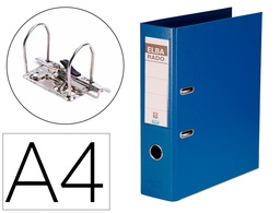 [100022626] ARCHIVADOR DE PALANCA ELBA CARTON FORRADO DIN A4 AZUL LOMO DE 80 MM RADO PLAST