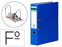 [100022669] ARCHIVADOR DE PALANCA ELBA CARTON FORRADO FOLIO AZUL LOMO DE 80 MM RADO CHIC