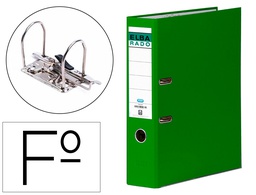 [100022671] ARCHIVADOR DE PALANCA ELBA CARTON FORRADO FOLIO VERDE LOMO DE 80 MM RADO CHIC
