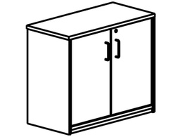 [1104AA01V24] ARMARIO ROCADA CON CUATRO ESTANTES Y DOS PUERTAS SERIE STORE 195X90X45 ACABADO AA01 HAYA/HAYA