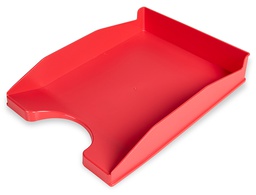 [KF04190] BANDEJA SOBREMESA PLASTICO Q-CONNECT ROJO OPACO 240X70X340 MM
