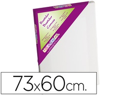 [A30208-20F] BASTIDOR LIDERCOLOR 20F LIENZO GRAPADO LATERAL ALGODON 100% MARCO PAWLONIA 1,8X3,8 CM BORDES MADERA 73X60 CM