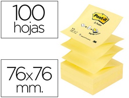 [FT510000092 (R-330-AL)] BLOC DE NOTAS ADHESIVAS QUITA Y PON POST-IT 76X76 MM Z-NOTES
