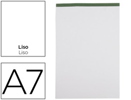 [BN16] BLOC NOTAS LIDERPAPEL LISO A7 80 HOJAS 60 G/M2 PERFORADO SIN TAPA