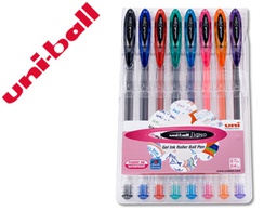 [182634334] BOLIGRAFO UNI BALL UM-120 SIGNO 0,7 MM TINTA GEL ESTUCHE DE 8 COLORES BASICOS