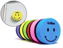 [ERT-MMS] BORRADOR ARTLINE PIZARRA BLANCA REDONDO MAGNETICO CARA SMILEY COLORES SURTIDOS