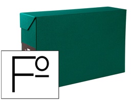 [TR01] CAJA TRANSFERENCIA LIDERPAPEL FOLIO LOMO 118 MM COLOR VERDE 390X118X260 MM