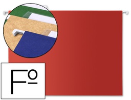 [SF10] CARPETA COLGANTE LIDERPAPEL FOLIO ROJA