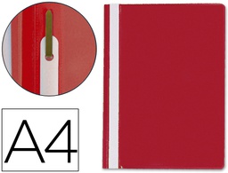 [KF01455] CARPETA DOSSIER FASTENER PLASTICO Q-CONNECT DIN A4 ROJA