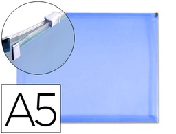 [DS06] CARPETA DOSSIER LIDERPAPEL A5 CIERRE DE CREMALLERA AZUL