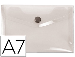 [DS42] CARPETA LIDERPAPEL DOSSIER BROCHE 44224 POLIPROPILENO DIN A7 COLOR TRANSPARENTE