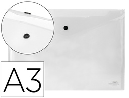 [DS32] CARPETA LIDERPAPEL DOSSIER BROCHE 44244 POLIPROPILENO DIN A3 TRANPARENTE TRANSLUCIDO