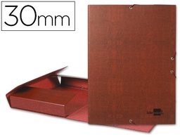 [PY32] CARPETA PROYECTOS LIDERPAPEL FOLIO LOMO 30MM CARTON FORRADO CUERO
