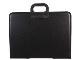 [KF00278] CARTERA PORTADOCUMENTOS Q-CONNECT NEGRA CON ASA CON CREMALLERA DIN A3 420X297 MM