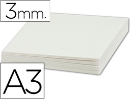 [LU11] CARTON PLUMA LIDERPAPEL BLANCO DOBLE CARA DIN A3 ESPESOR 3MM