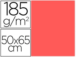 [C400080164] CARTULINA CANSON 50X65 84 CORAL CM 185 GR -UNIDAD-