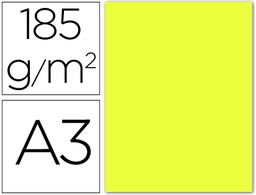 [C200040182] CARTULINA CANSON DIN A3 03 AMARILLO LIMON 185 GR -UNIDAD-