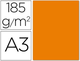[C200040188] CARTULINA CANSON DIN A3 09 NARANJA 185 GR -UNIDAD-