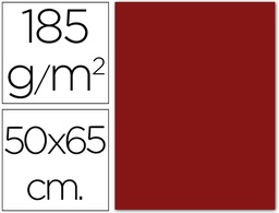[C200040229] CARTULINA CANSON 50X65 16 ROJO GRANATE CM 185 GR -UNIDAD-