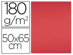 [CX29] CARTULINA LIDERPAPEL 50X65 CM 180G/M2 ROJO