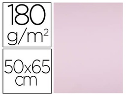 [CX69] CARTULINA LIDERPAPEL 50X65 CM 180G/M2 ROSA PAQUETE DE 25 HOJAS