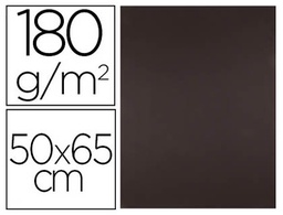 [CT38] CARTULINA LIDERPAPEL 50X65 CM 180 GR MARRON UNIDAD