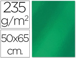 [CM05] CARTULINA LIDERPAPEL 50X65 CM 235G/M2 METALIZADA VERDE