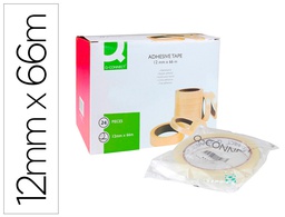 [KF15088] CINTA ADHESIVA Q-CONNECT TRANSPARENTE 66 MT X 12 MM ENCELOFANADA