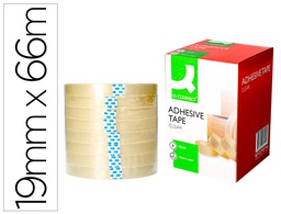 [KF27016] CINTA ADHESIVA Q-CONNECT TRANSPARENTE 66 MT X 19 MM