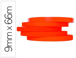 [KF10853] CINTA ADHESIVA Q-CONNECT 66 MT X 9 MM ROJA PARA CERRAR BOLSAS