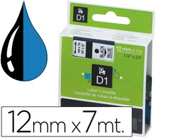 [S0720560] CINTA DYMO 1000 NEGRO-AZUL 12MM X 7MT D1