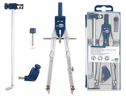 [MP07] COMPAS LIDERPAPEL MICROMETRICO CON BIGOTERA RAPIDA ADAPTADOR Y ALARGADERA