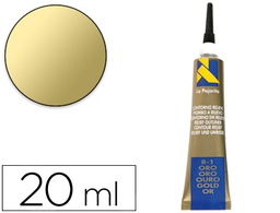 [146264] CONTORNO RELIEVE LA PAJARITA ORO R-1 TUBO 20 ML