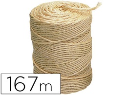 [CU02] CUERDA SISAL 3 CABOS LIDERPAPEL ROLLO 1 KG