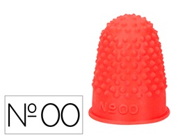 [KF16661] DEDILES Q-CONNECT GOMA Nº00 18-20 MM DIAMETRO CAJA DE 12 UNIDADES COLOR ROJO