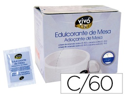 [75073] EDULCORANTE VIVOCHEF DE FACIL DISOLUCION CAJA DE 60 SOBRES