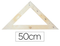 [233] ESCUADRA PARA ENCERADO FAIBO PLASTICO IMITACION MADERA 50 CM