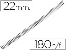 [KF04435] ESPIRAL METALICO Q-CONNECT 64 5:1 22MM 1,2MM CAJA DE 100 UNIDADES