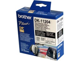[DK11204] ETIQUETA ADHESIVA BROTHER DK11204 -TAMAÑO 17X54 MM PARA IMPRESORAS DE ETIQUETAS QL -400 ETIQUETAS-