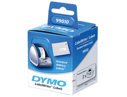 [S0722370] ETIQUETA ADHESIVA DYMO 99010 -TAMAÑO 89X28 MM PARA IMPRESORA 400 130 ETIQUETAS USO DIRECCIONES CAJA DE 2