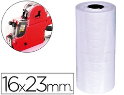 [KF04236] ETIQUETAS Q-CONNECT BLANCA 16X23 MM LISA ROLLO 700 ETIQUETAS PARA ETIQUETADORA Q-CONNECT KF00711