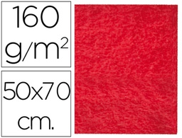 [FE01] FIELTRO LIDERPAPEL 50X70CM ROJO 160G/M2