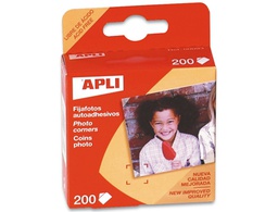 [93] FIJAFOTOS ADHESIVOS APLI CAJA DE 200 UNIDADES