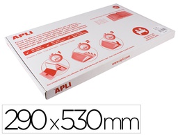 [16941] FORRALIBRO PVC CON SOLAPA AJUSTABLE ADHESIVO 295X530 MM