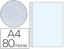 [46099] FUNDA MULTITALADRO ESSELTE DIN A4 POLIPROPILENO 80 MC 16 TALADROS PIEL DE NARANJA CAJA DE 100 UNIDADES