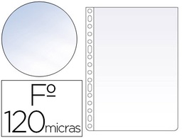 [46101(31340ANTIGUA)] FUNDA MULTITALADRO ESSELTE FOLIO POLIPROPILENO 120 MC CRISTAL CAJA DE 100 UNIDADES