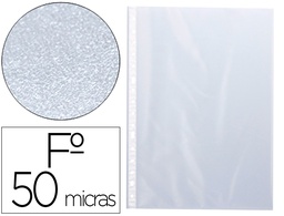 [KF02447] FUNDA MULTITALADRO Q-CONNECT FOLIO 50 MC PIEL DE NARANJA CAJA DE 100 UNIDADES